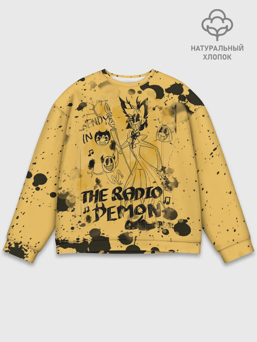 Мужской свитшот базовый / Hazbin Hotel