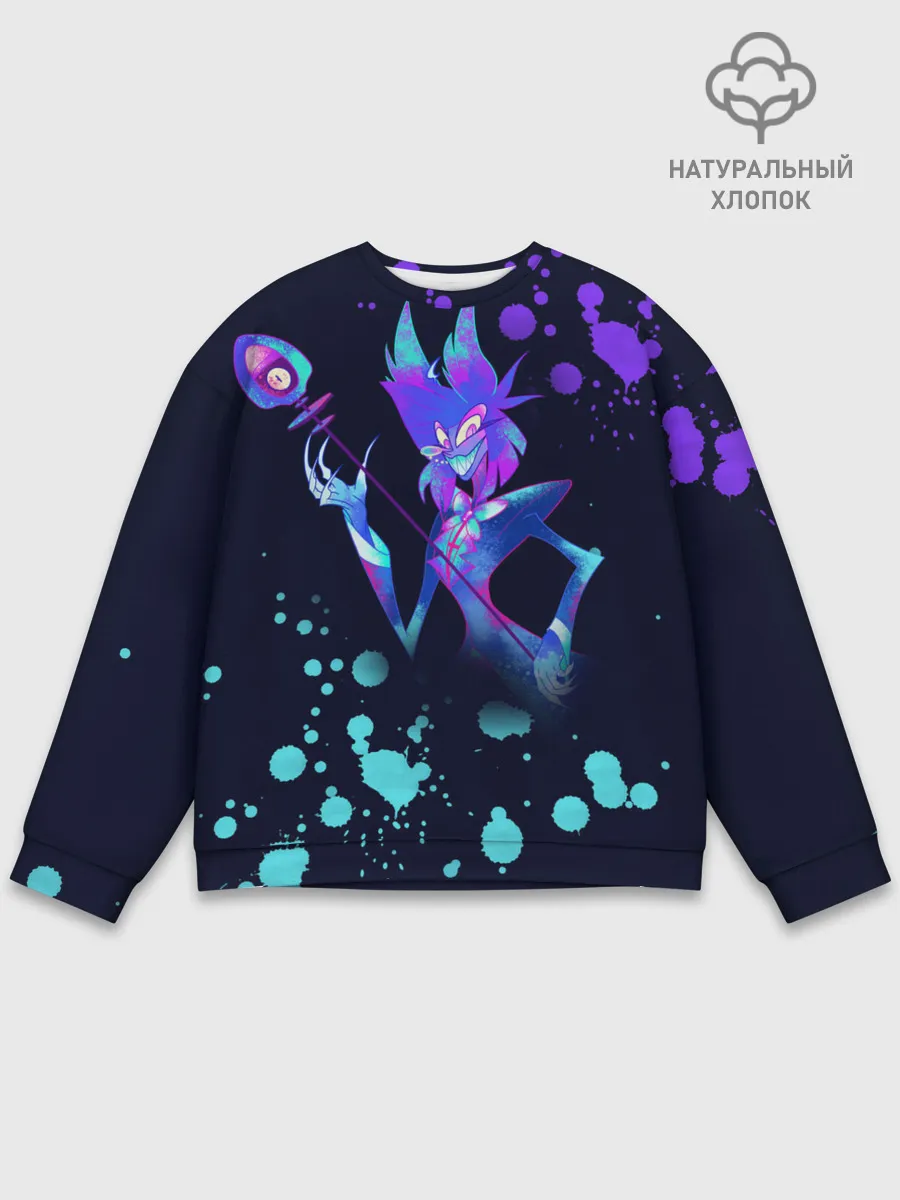 Мужской свитшот базовый / Hazbin Hotel