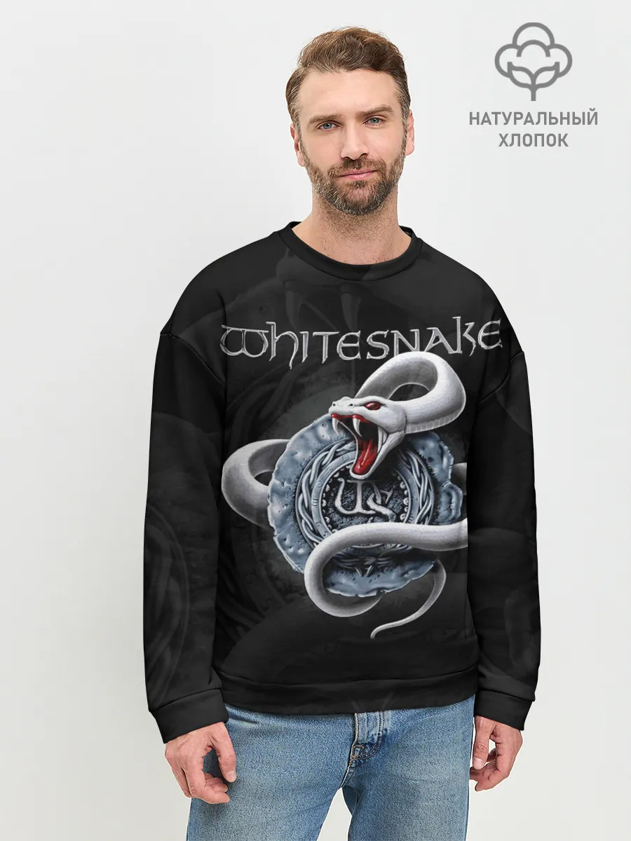 Мужской свитшот базовый / Whitesnake