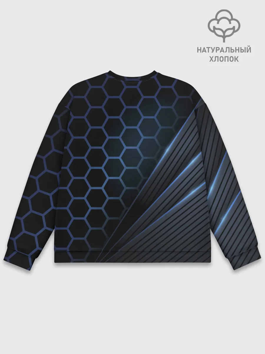 Мужской свитшот базовый / Tesla