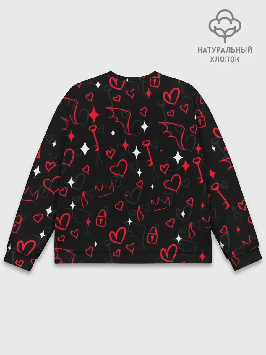 Мужской свитшот базовый / ОТЕЛЬ ХАЗБИН АЛАСТОР