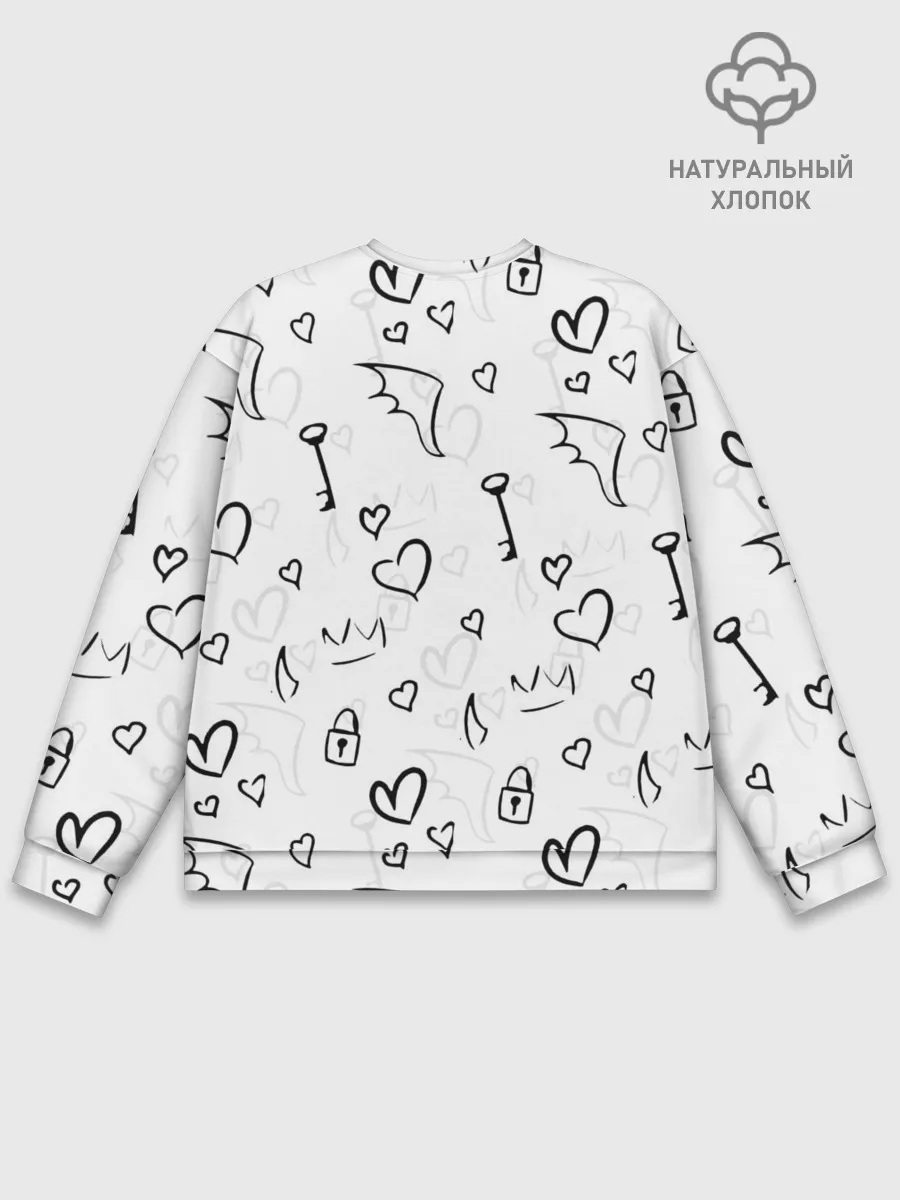 Мужской свитшот базовый / ОТЕЛЬ ХАЗБИН АЛАСТОР