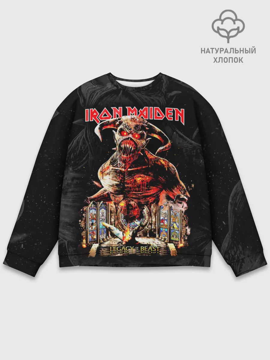 Мужской свитшот базовый / Iron Maiden