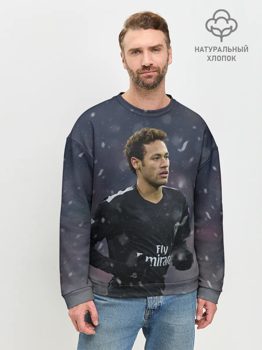 Мужской свитшот базовый / Неймар ПСЖ