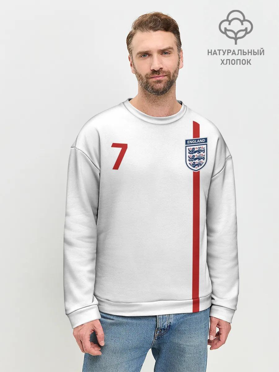 Мужской свитшот базовый / Дэвид Бекхэм Англия Ретро