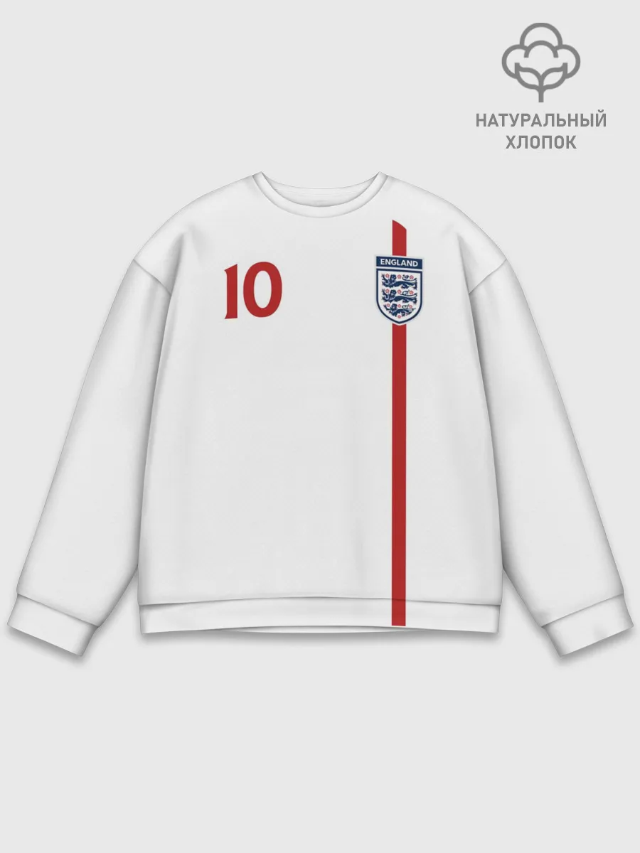 Мужской свитшот базовый / Майкл Оуэн Англия Ретро