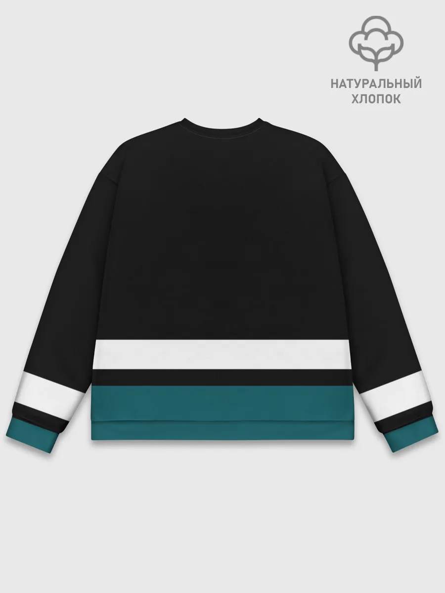 Мужской свитшот базовый / Сан-Хосе Шаркс