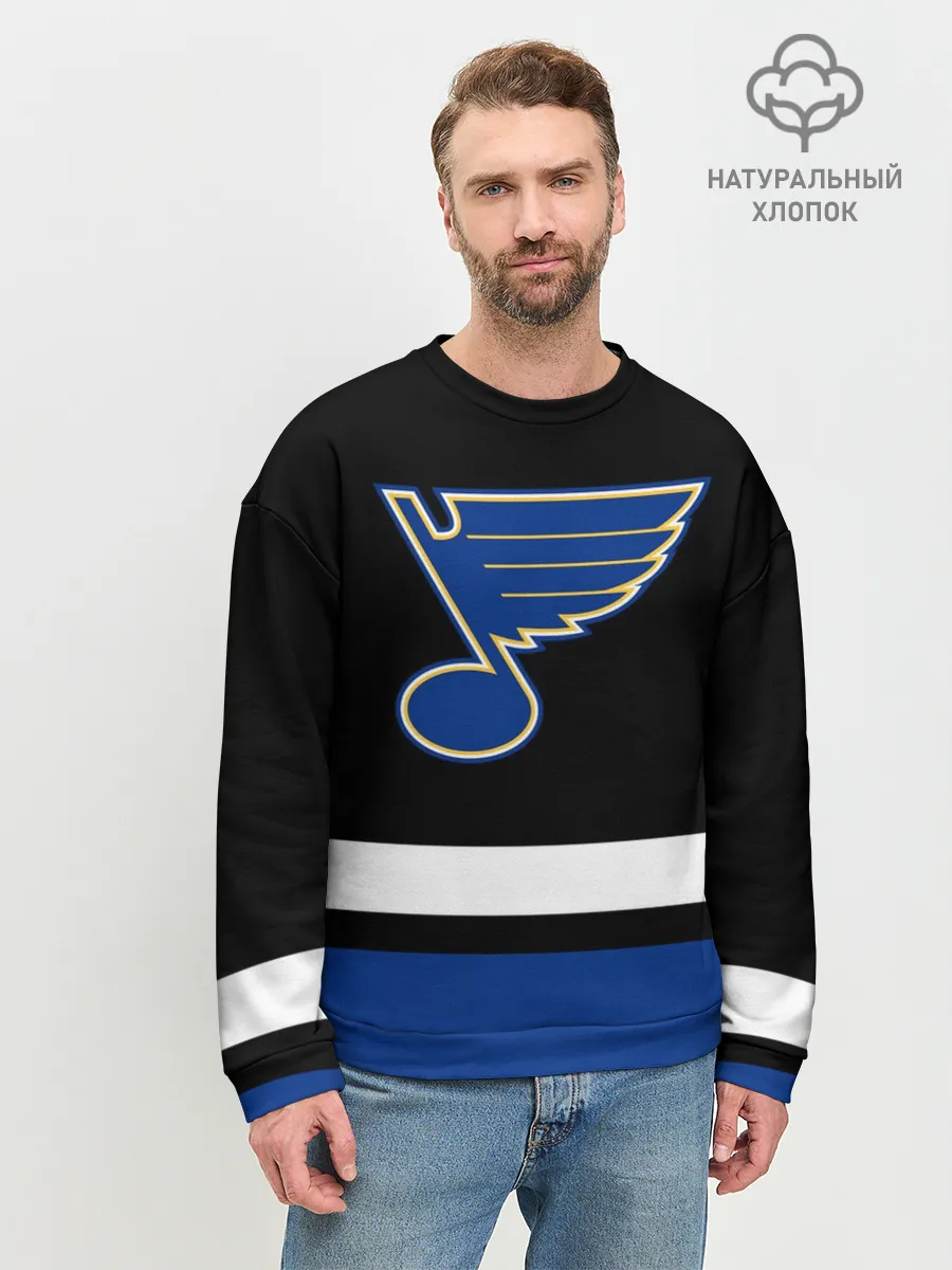 Мужской свитшот базовый / Сент-Луис Блюз НХЛ