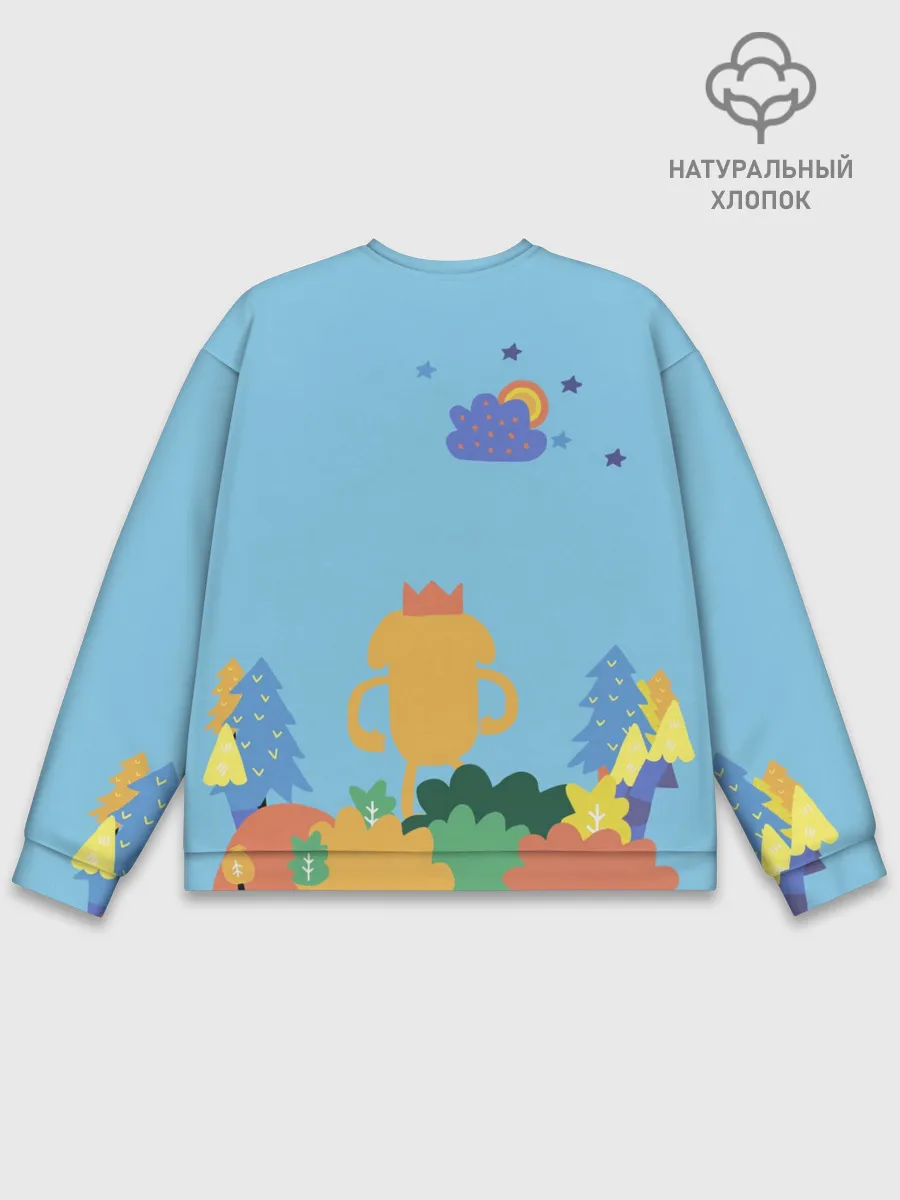 Мужской свитшот базовый / Время приключений Winter