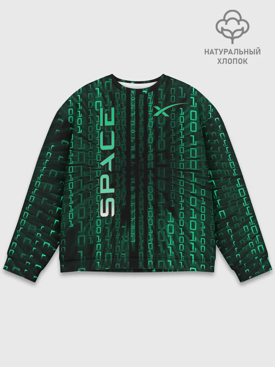 Мужской свитшот базовый / SpaceX
