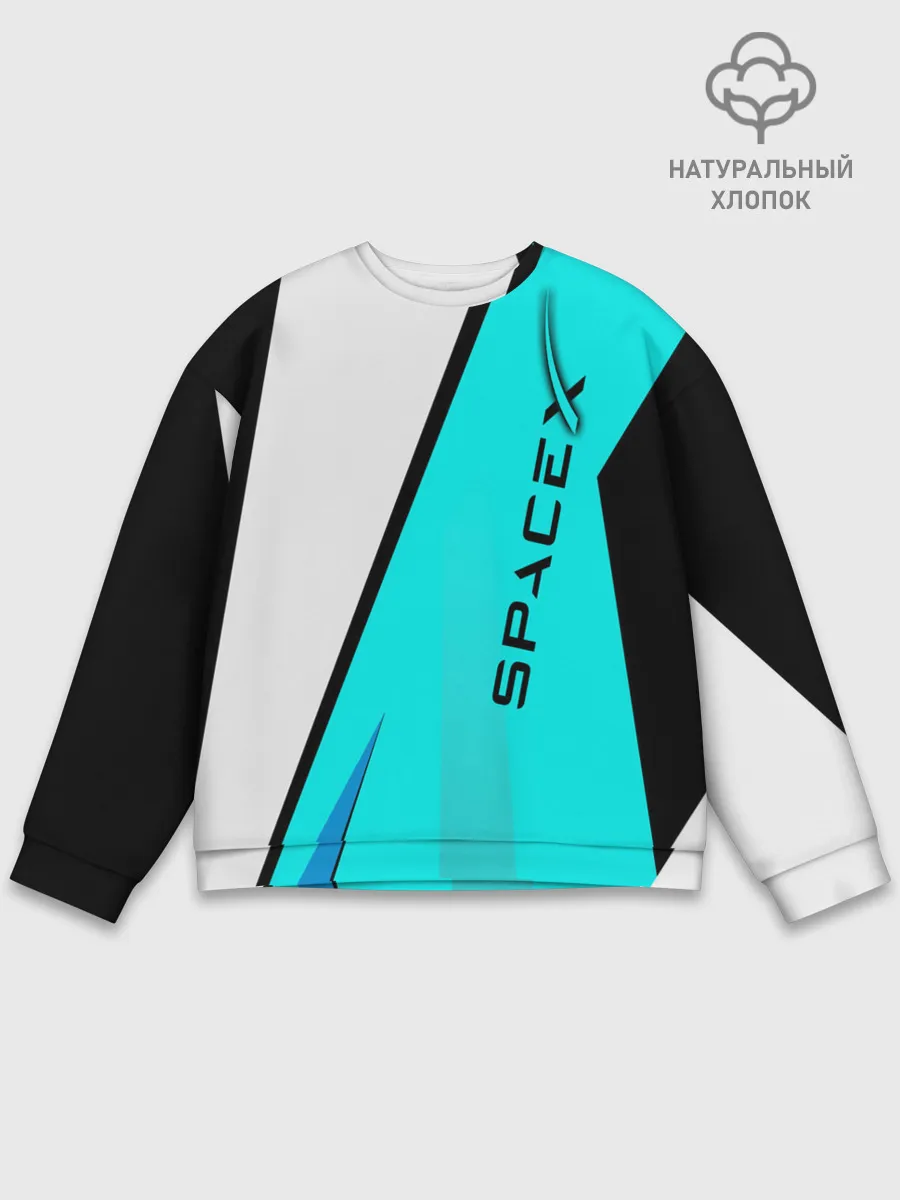 Мужской свитшот базовый / SpaceX