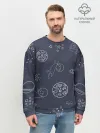 Мужской свитшот базовый / Космо киски