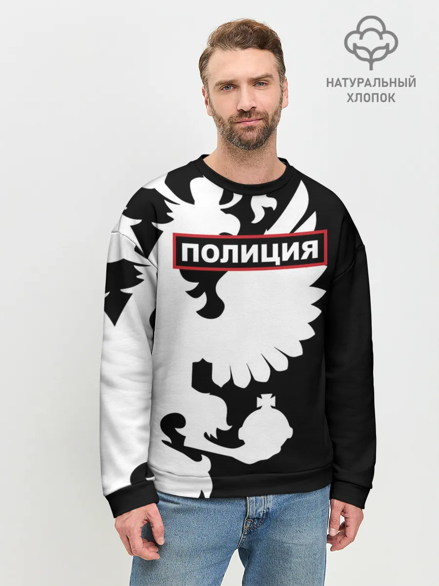 Мужской свитшот базовый / Полиция