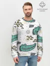 Мужской свитшот базовый / Милый крокодил