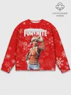Мужской свитшот базовый / FORTNITE НОВОГОДНИЙ.