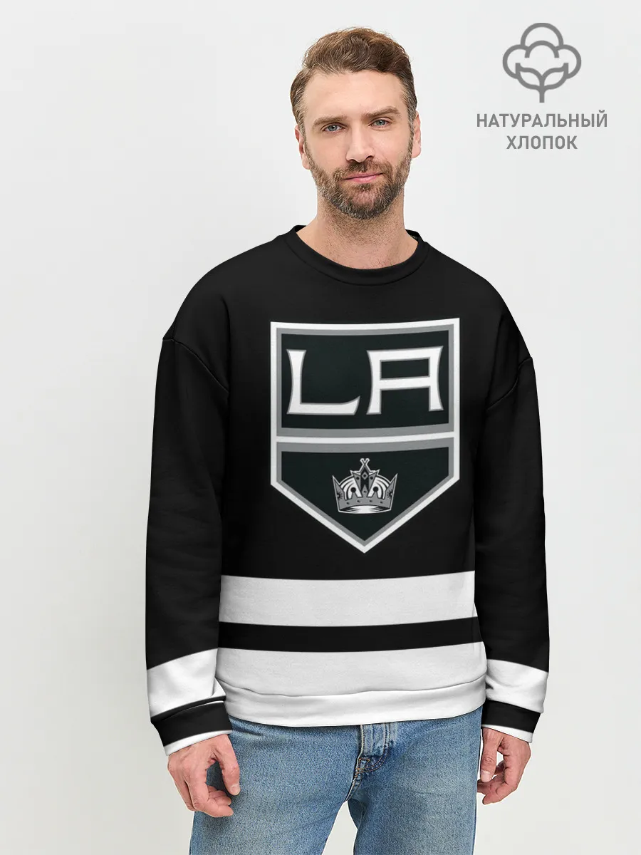 Мужской свитшот базовый / Лос-Анджелес Кингз НХЛ