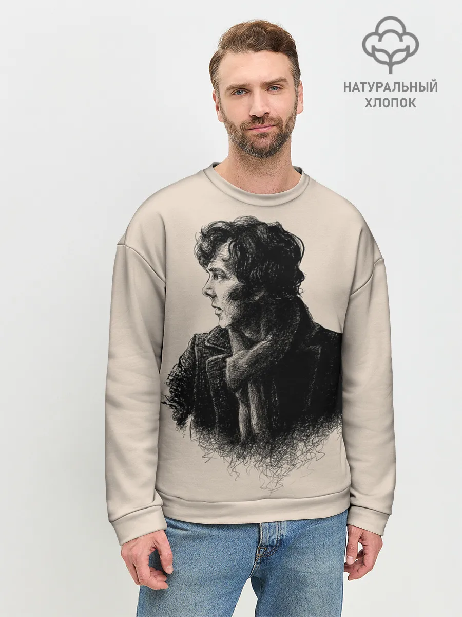 Мужской свитшот базовый / Sherlock