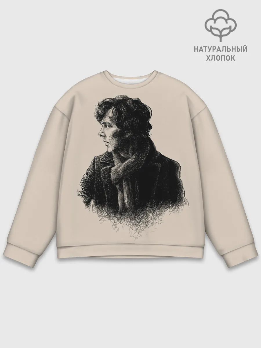 Мужской свитшот базовый / Sherlock