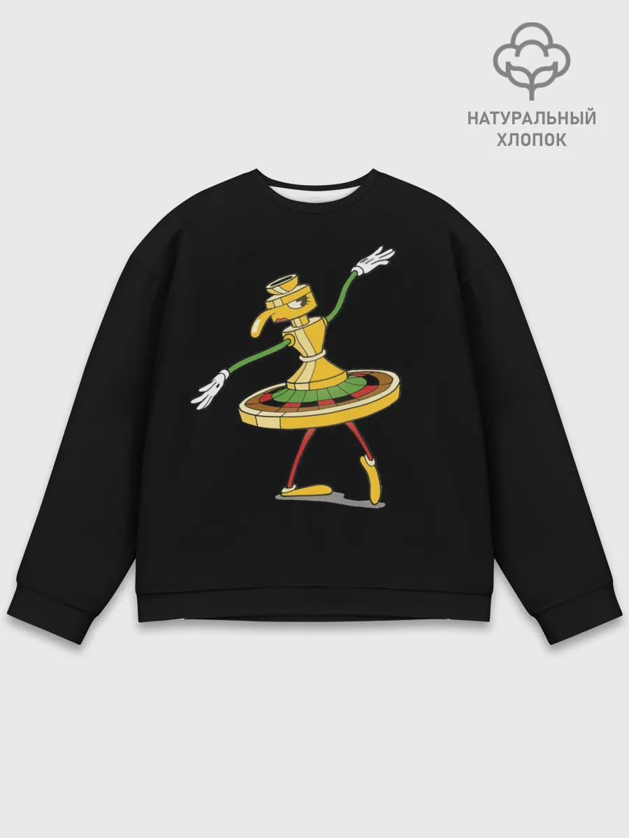 Мужской свитшот базовый / Cuphead