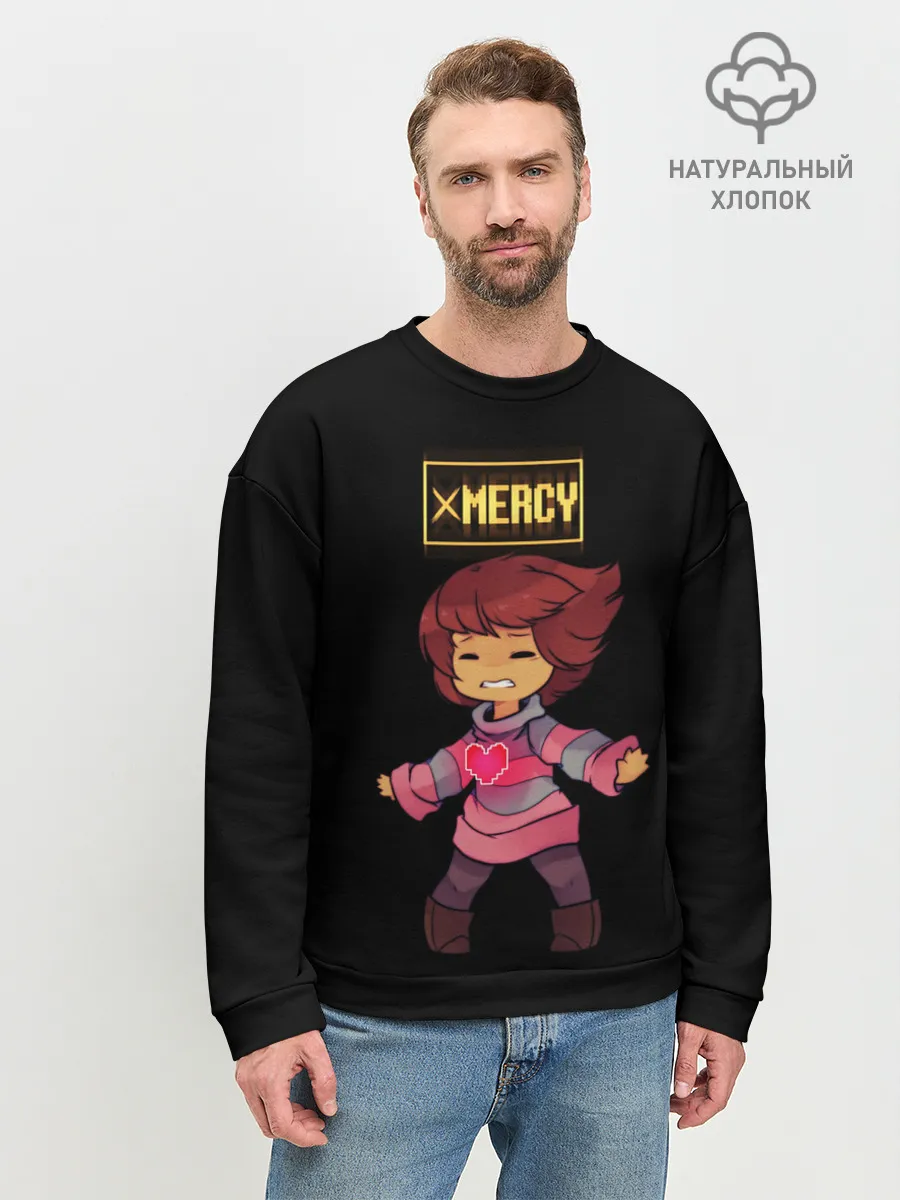 Мужской свитшот базовый / UNDERTALE FRISK