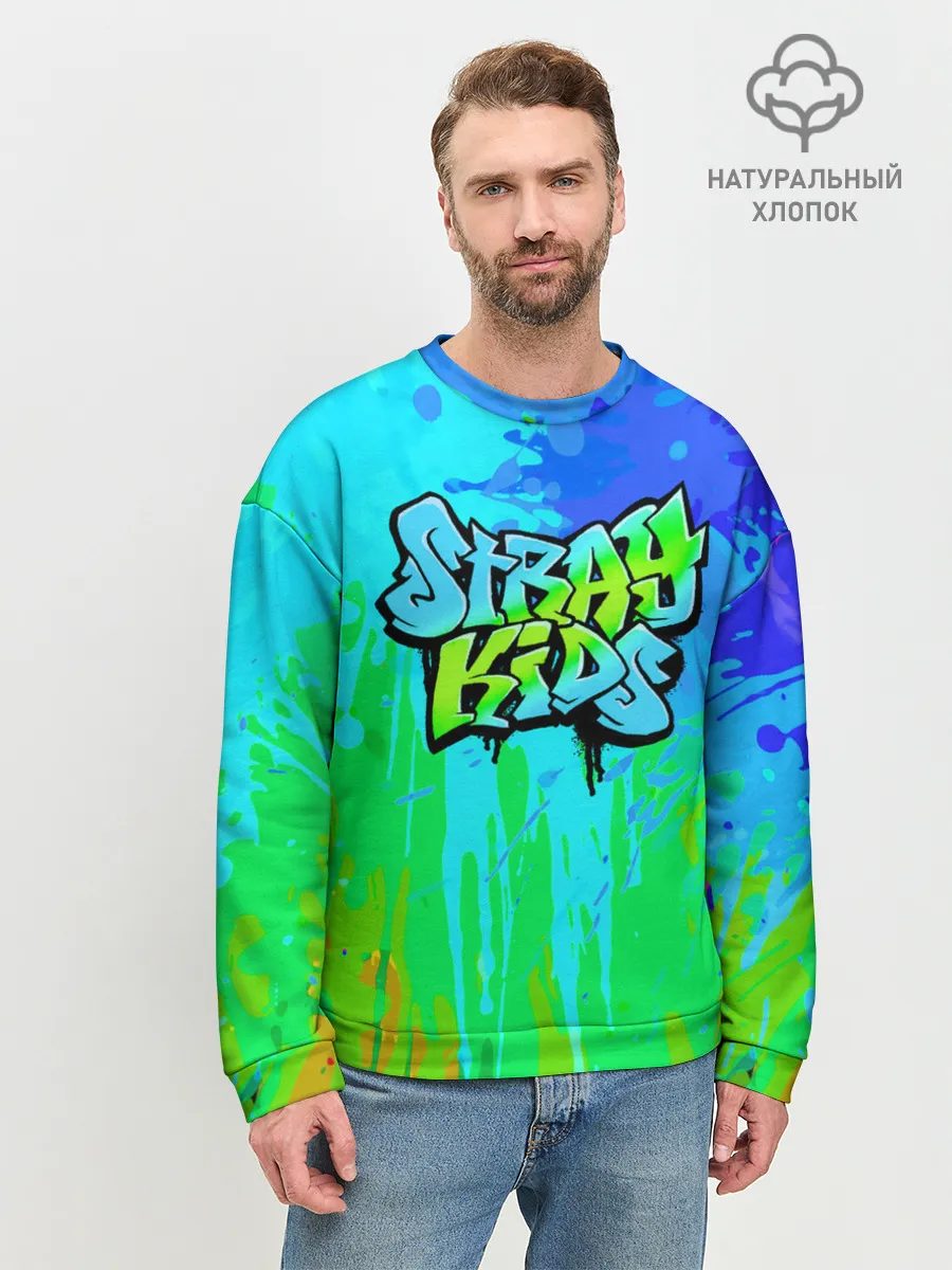 Мужской свитшот базовый / Stray Kids