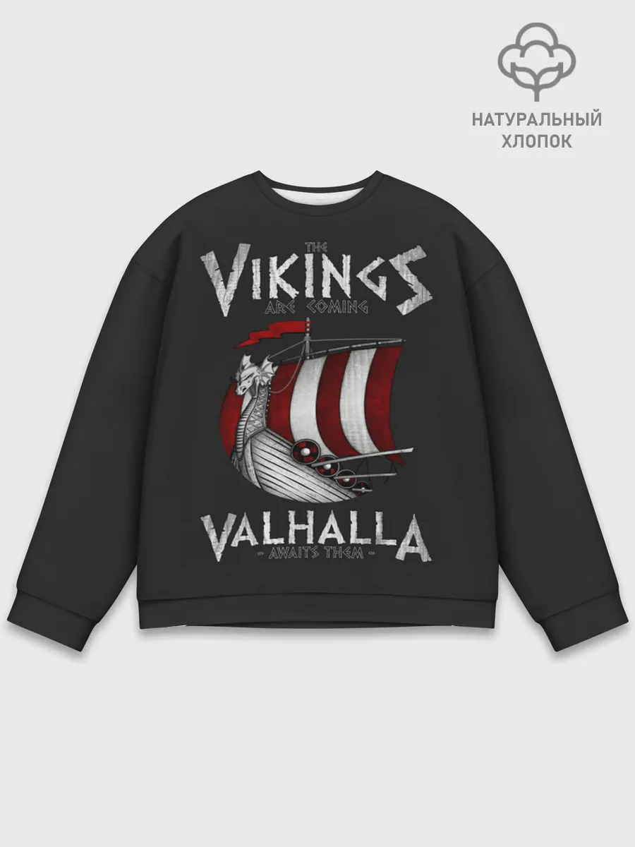 Мужской свитшот базовый / Vikings Valhalla