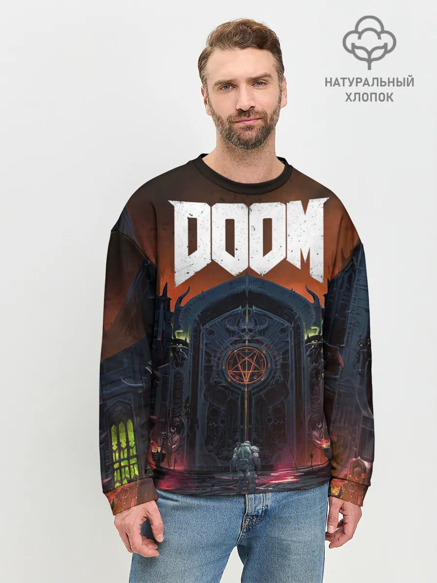Мужской свитшот базовый / DOOM - Hellgate