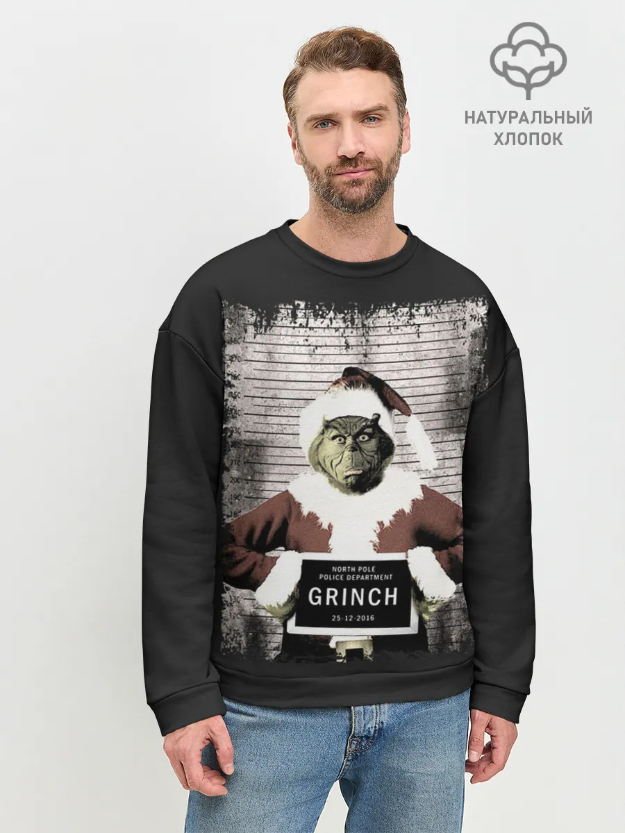 Мужской свитшот базовый / Гринч