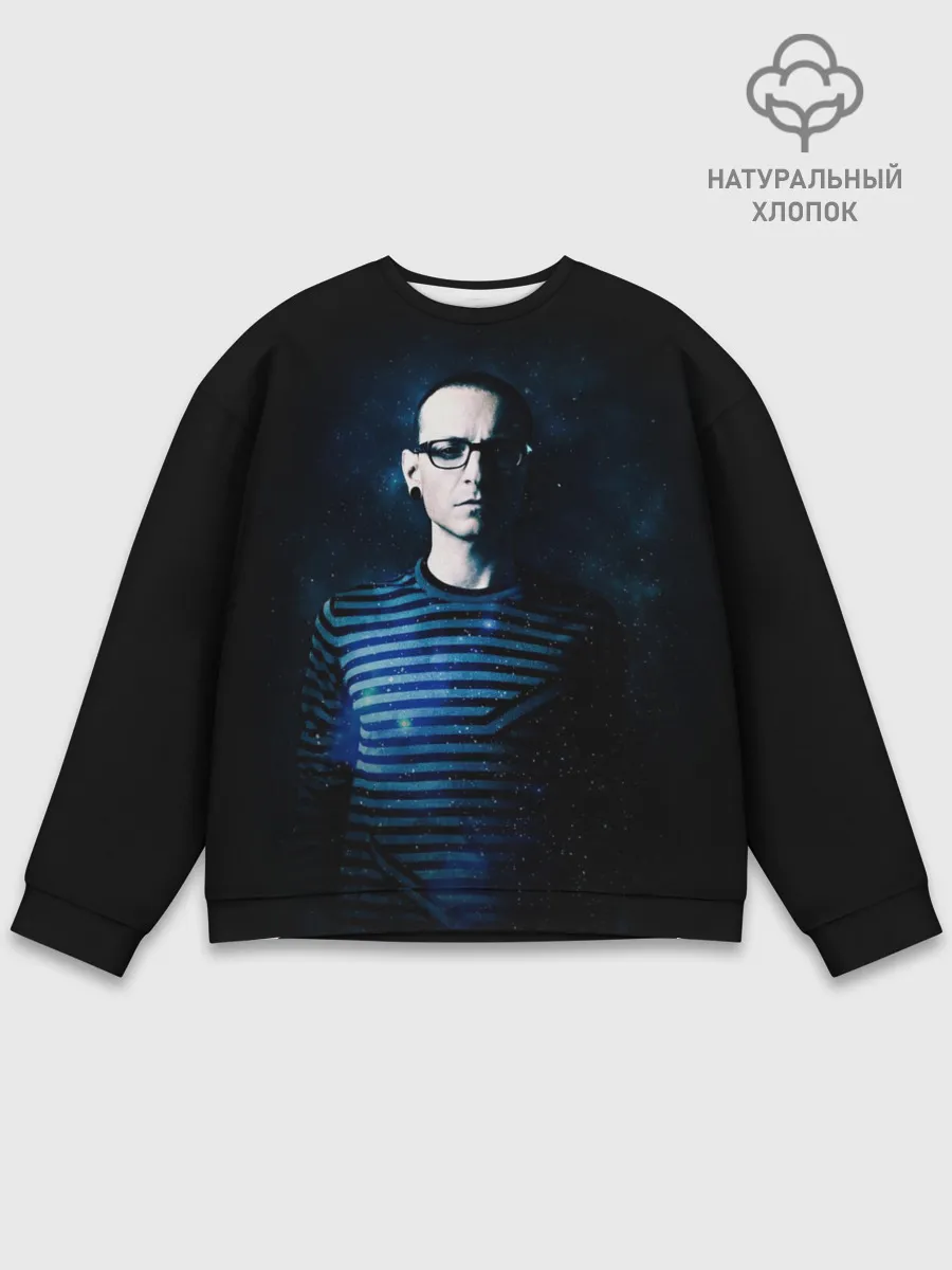 Мужской свитшот базовый / Linkin Park Chester Bennington