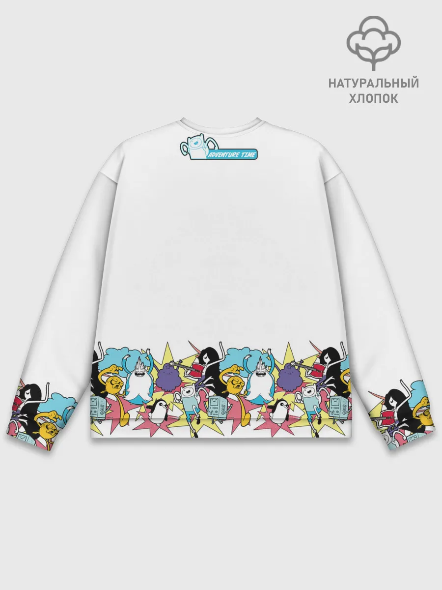 Мужской свитшот базовый / Finn Adventure Time