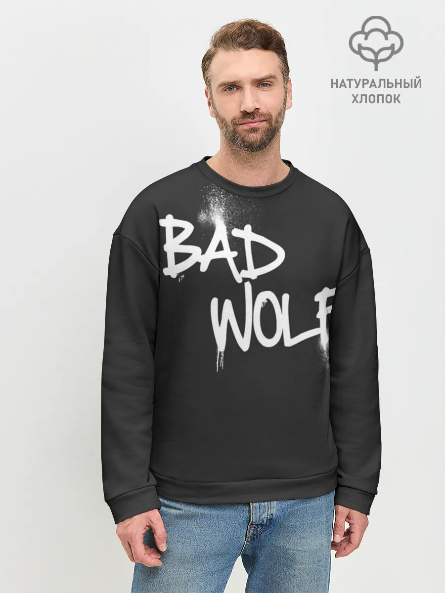 Мужской свитшот базовый / Bad wolf