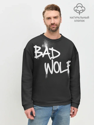 Мужской свитшот базовый / Bad wolf