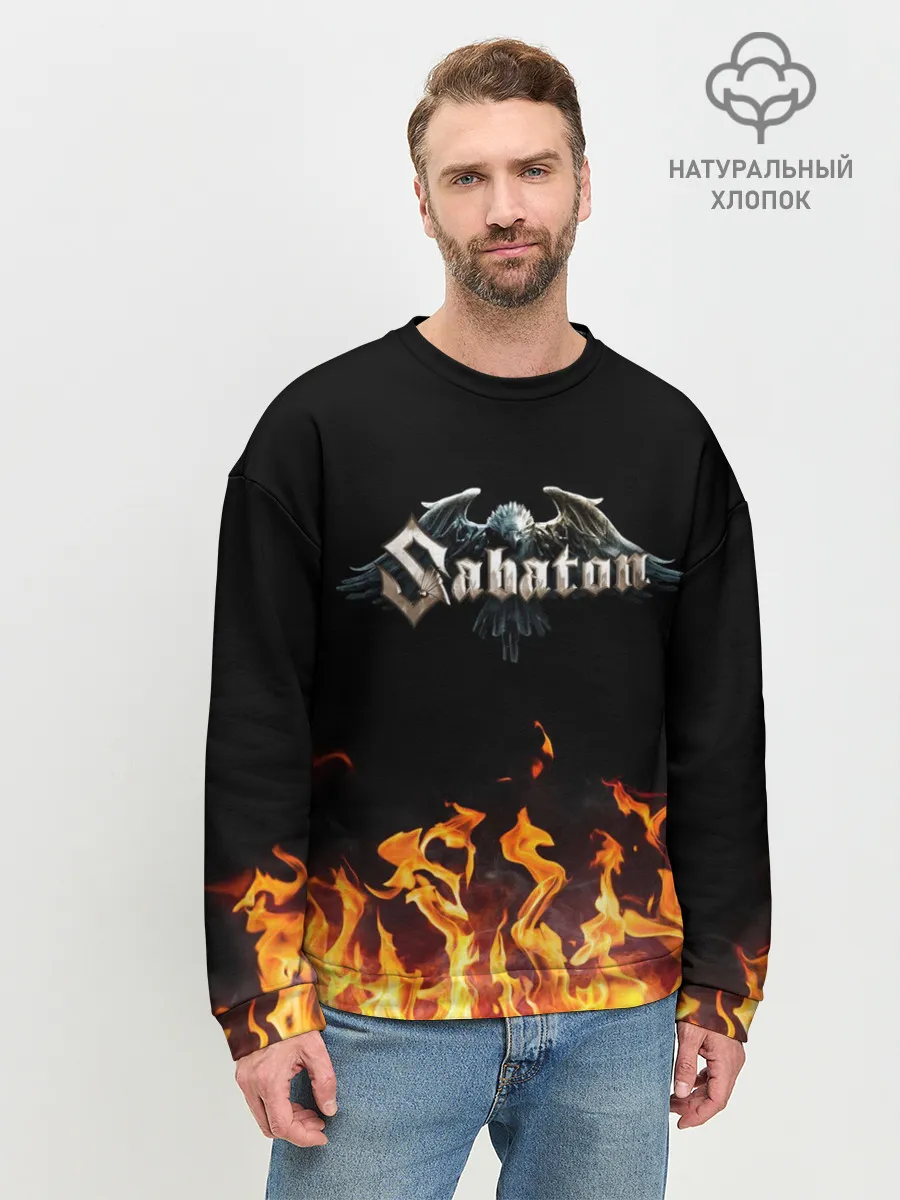 Мужской свитшот базовый / Sabaton