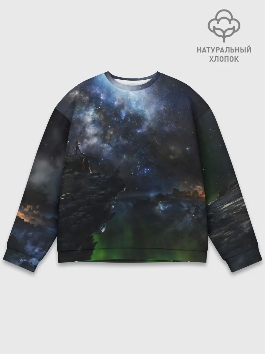 Мужской свитшот базовый / Космос