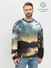 Мужской свитшот базовый / Ночь в горах