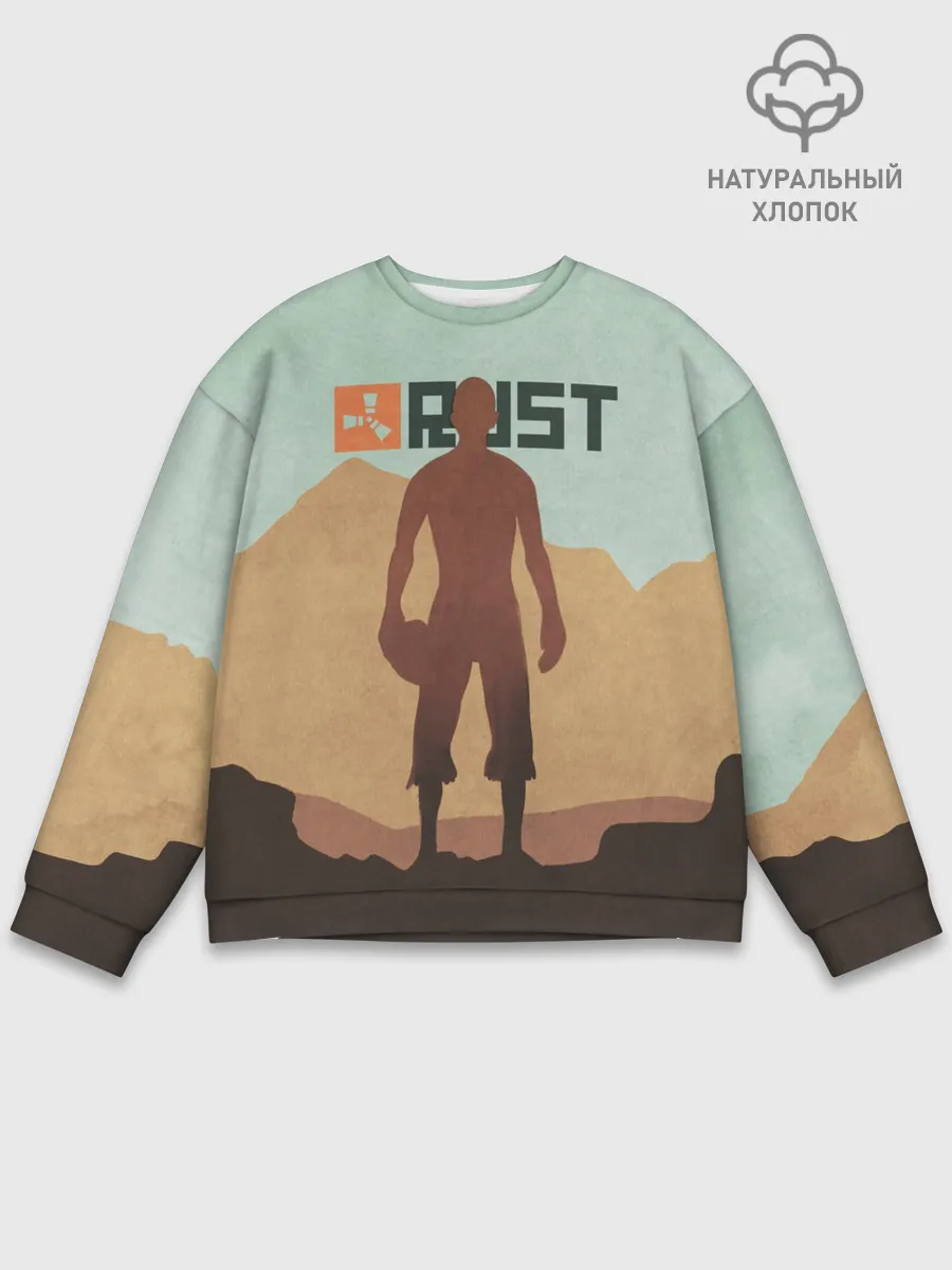 Мужской свитшот базовый / Rust