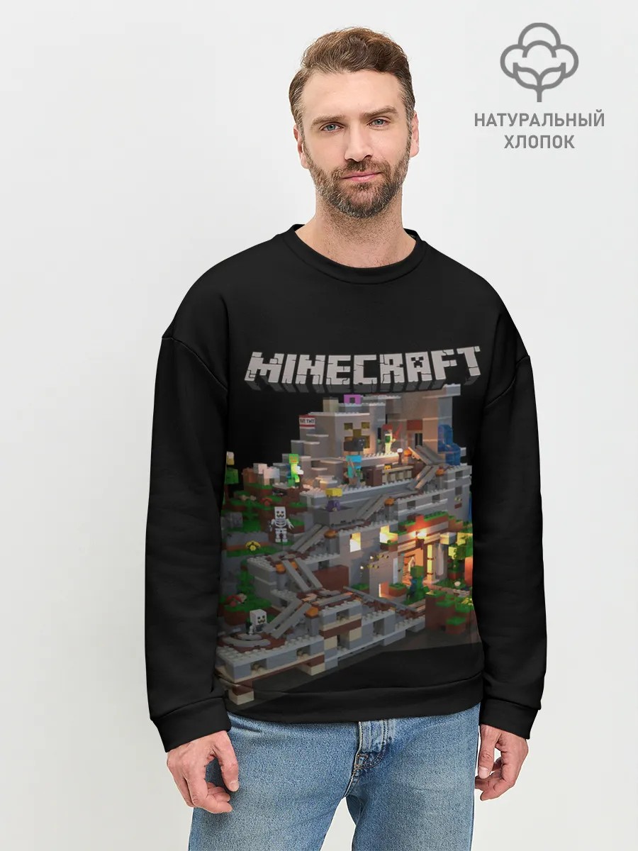 Мужской свитшот базовый / MINECRAFT