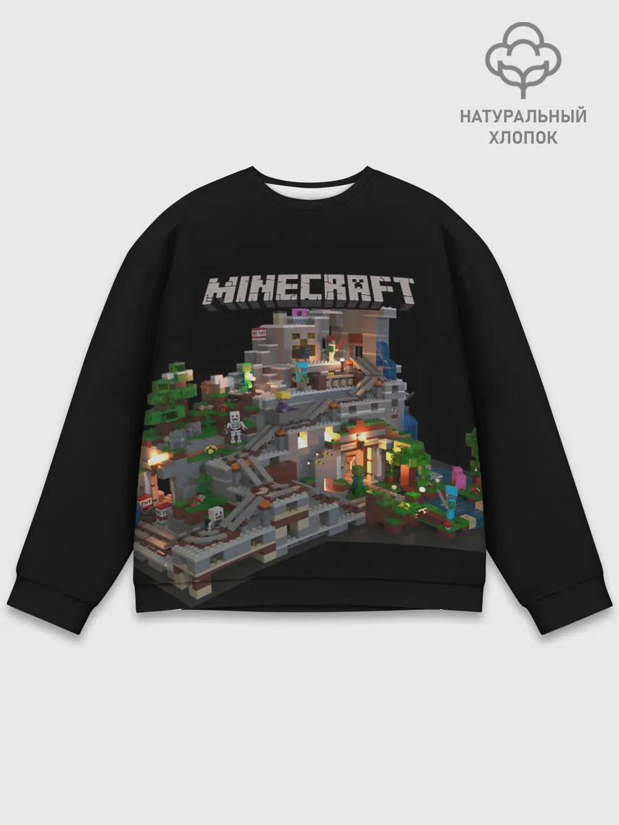 Мужской свитшот базовый / MINECRAFT
