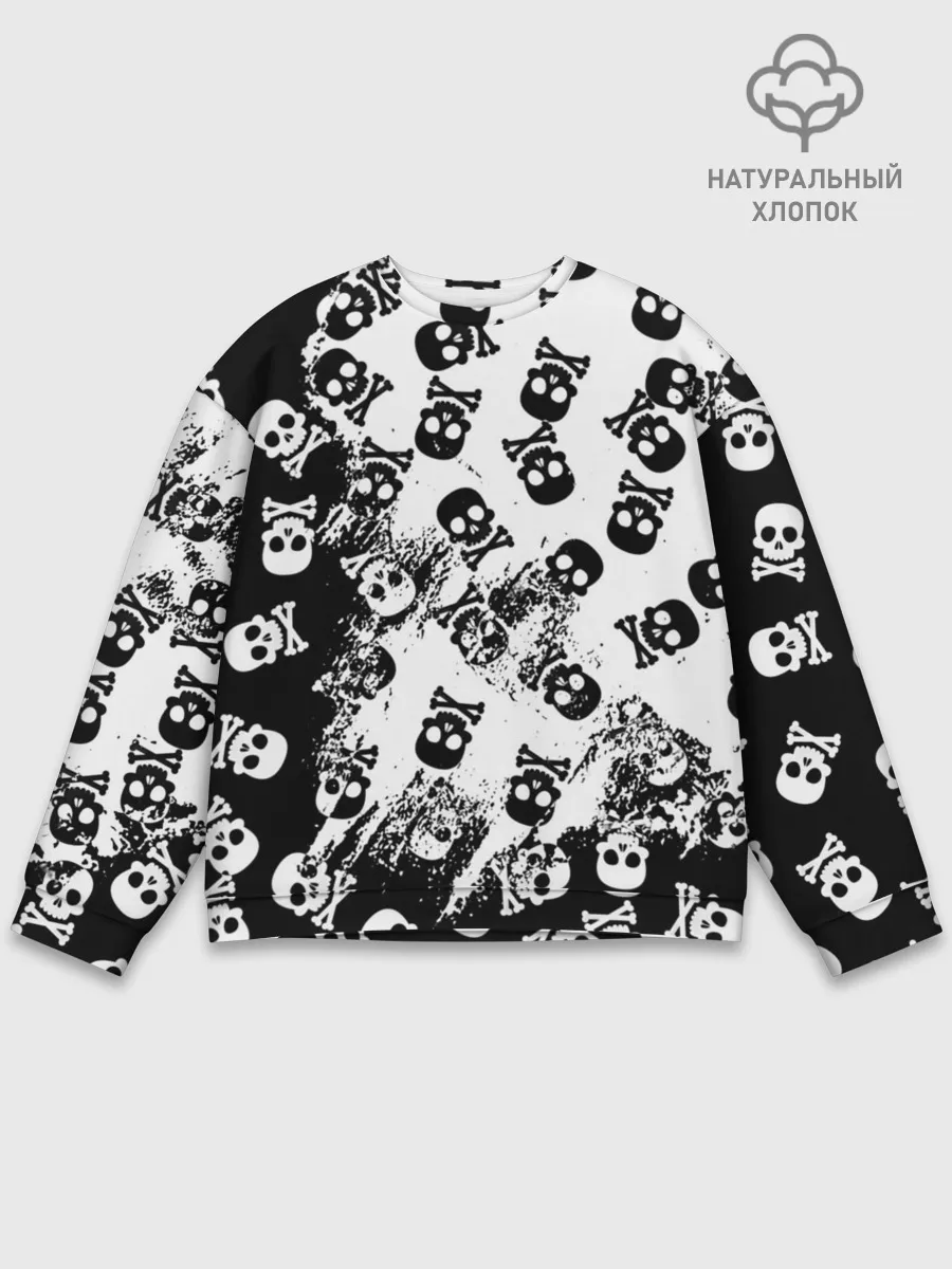 Мужской свитшот базовый / Черепа