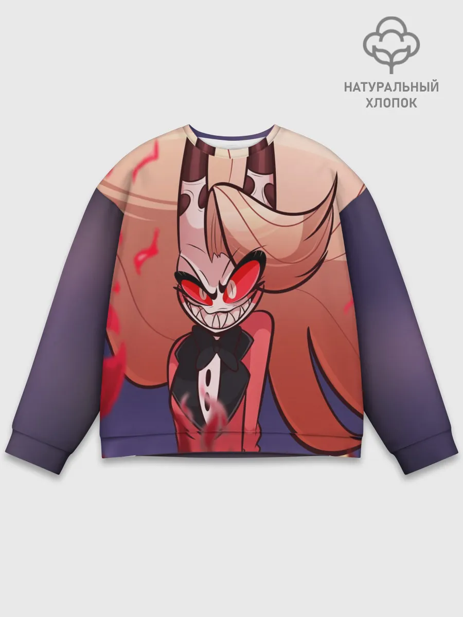 Мужской свитшот базовый / Hazbin Hotel. Charlie