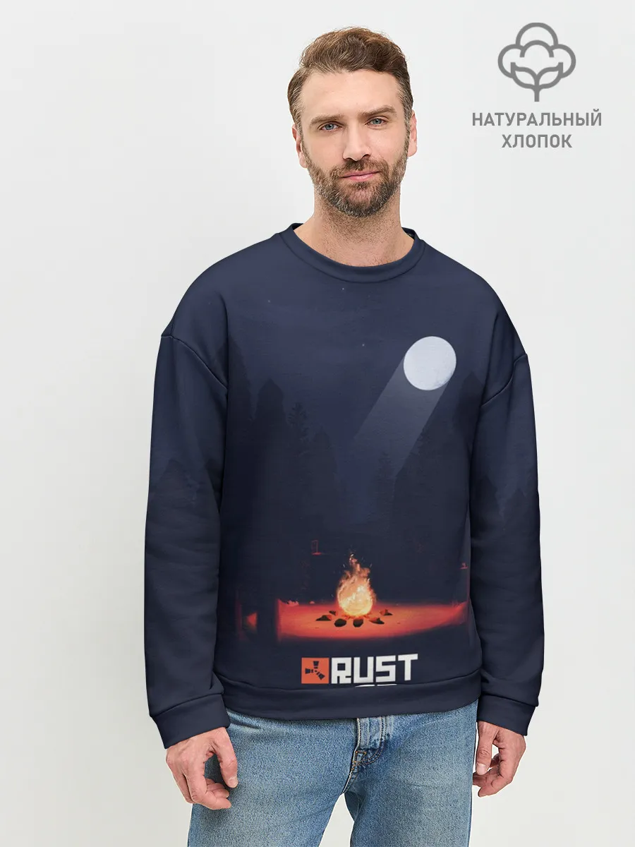 Мужской свитшот базовый / Rust