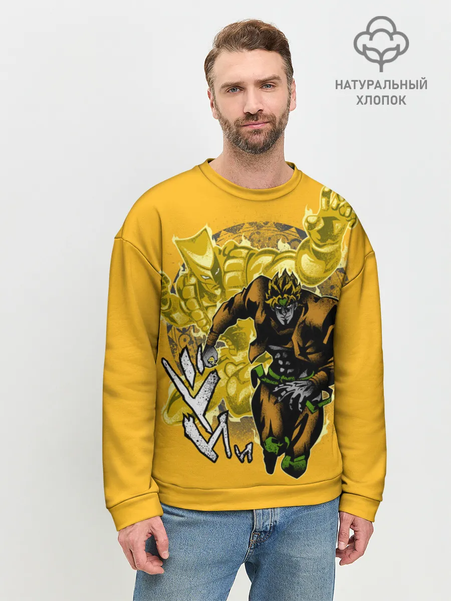 Мужской свитшот базовый / Приключения ДжоДжо