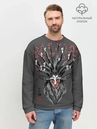 Мужской свитшот базовый / Princess Mononoke