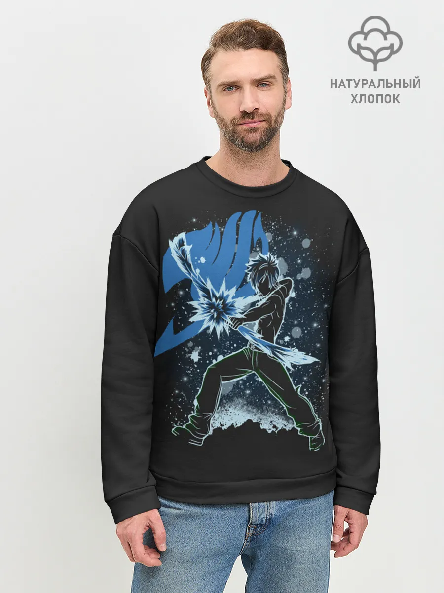 Мужской свитшот базовый / The Ice Magic Fairy Tale