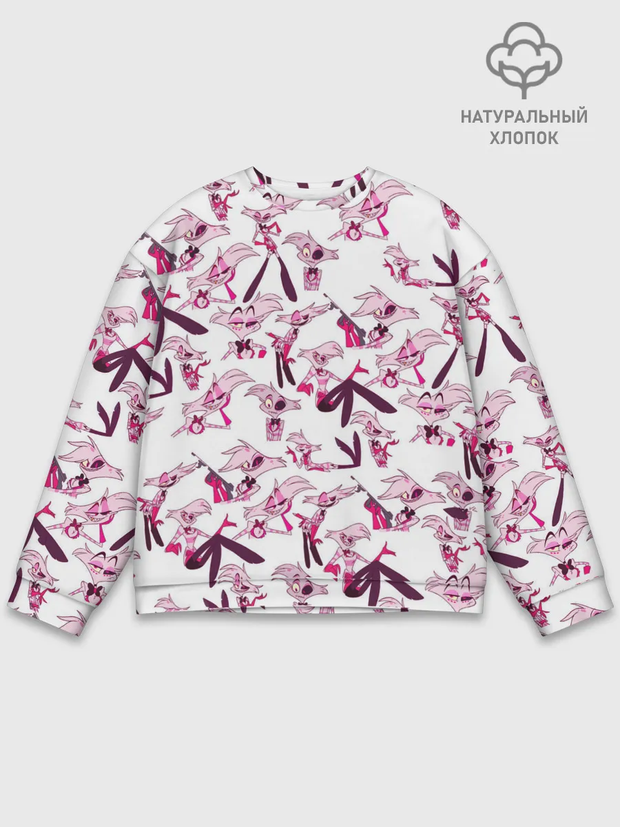 Мужской свитшот базовый / Hazbin Hotel: Angel Dust