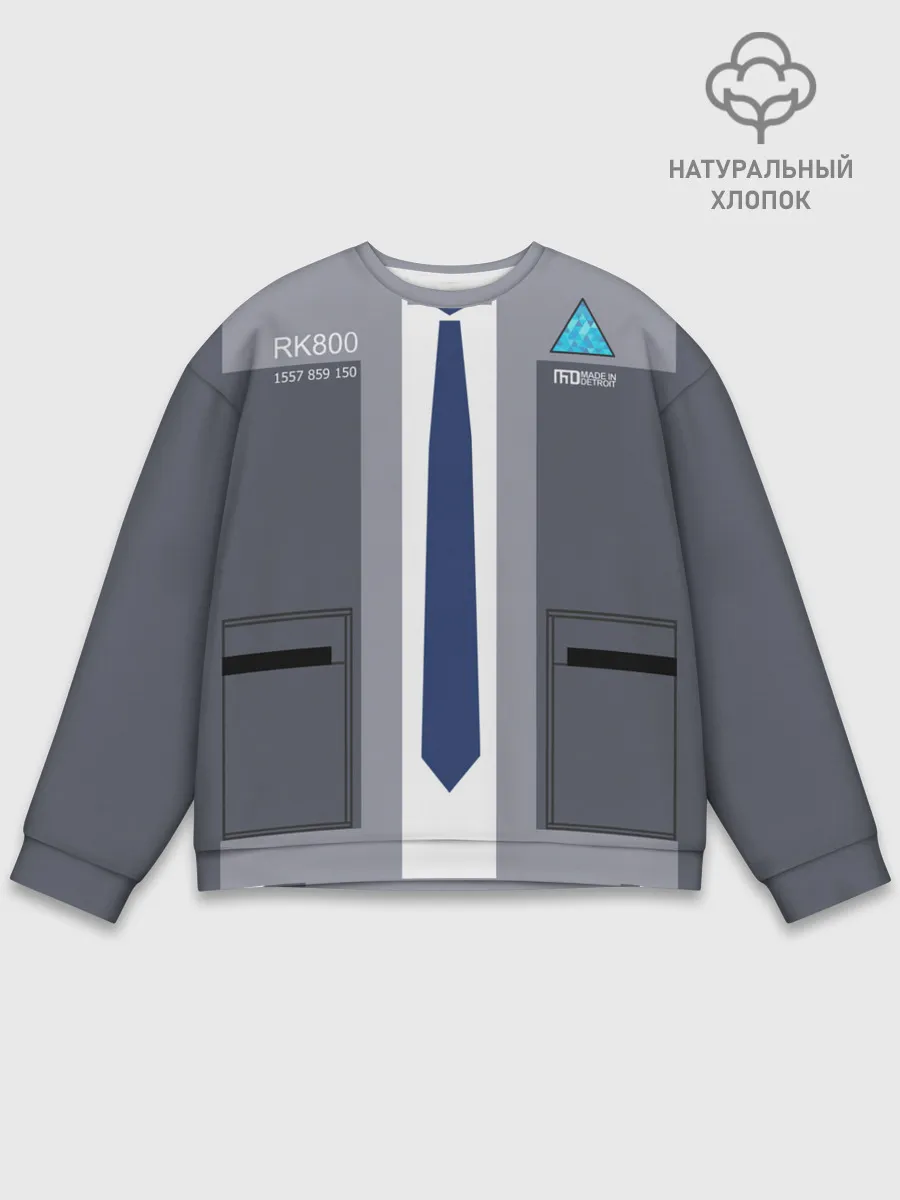 Мужской свитшот базовый / Detroit:become