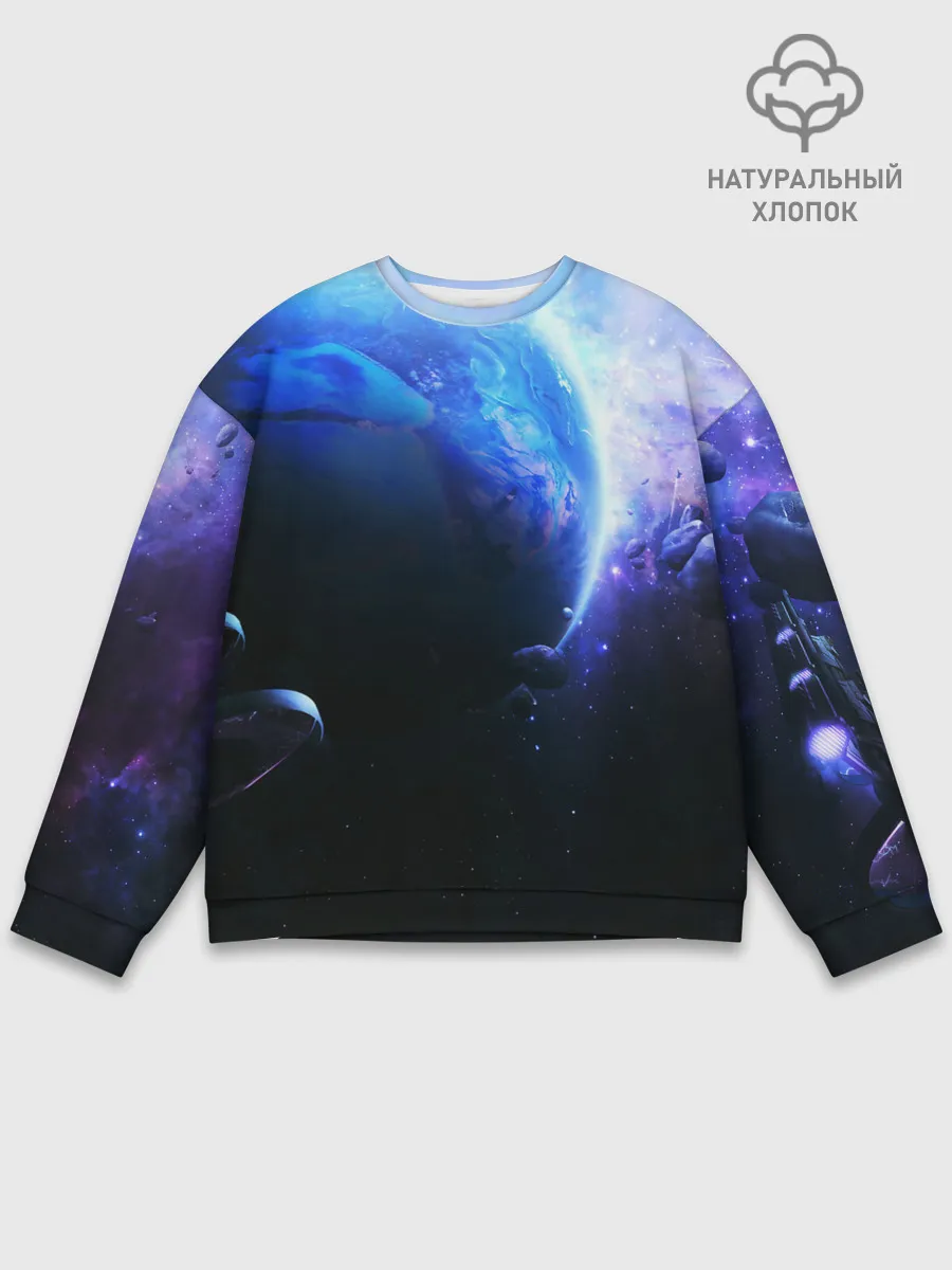 Мужской свитшот базовый / ЗЕМЛЯ