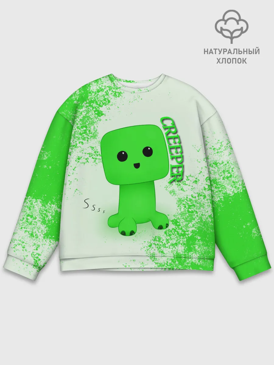 Мужской свитшот базовый / MINECRAFT CREEPER