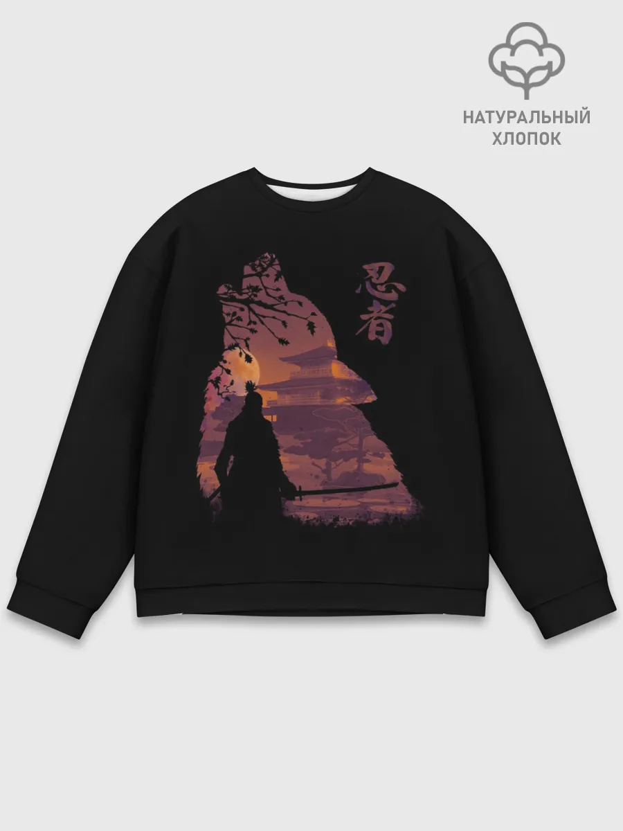 Мужской свитшот базовый / Sekiro: Shadows Die Twice