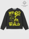 Мужской свитшот базовый / One Piece We Go World
